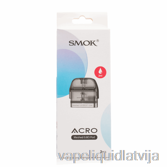 Smok Acro Rezerves Pods 0.6ohm Dc Mtl Coils Vape šķidrums